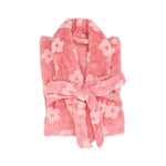 Load image into Gallery viewer, Annabel Trends Bath Robe Cosy Luxe Embossed Flower - Dark Pink
