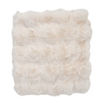 Load image into Gallery viewer, Annabel Trends Bubble Faux Fur Throw - Cream 130cm x 160cm
