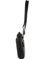 Load image into Gallery viewer, Pierre Cardin Leather Unisex Crossbody Bag PC3602 - Black
