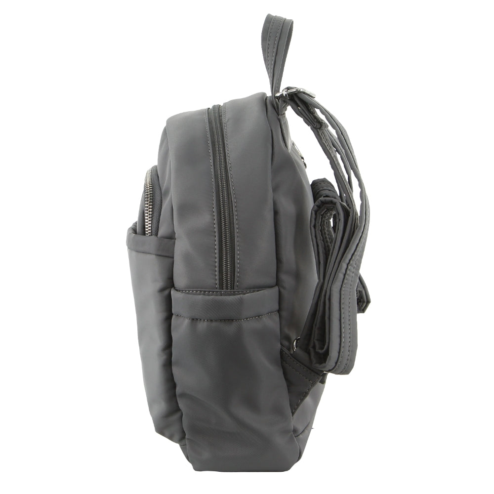 Pierre Cardin Slash-Proof Anti-Theft Backpack - Grey