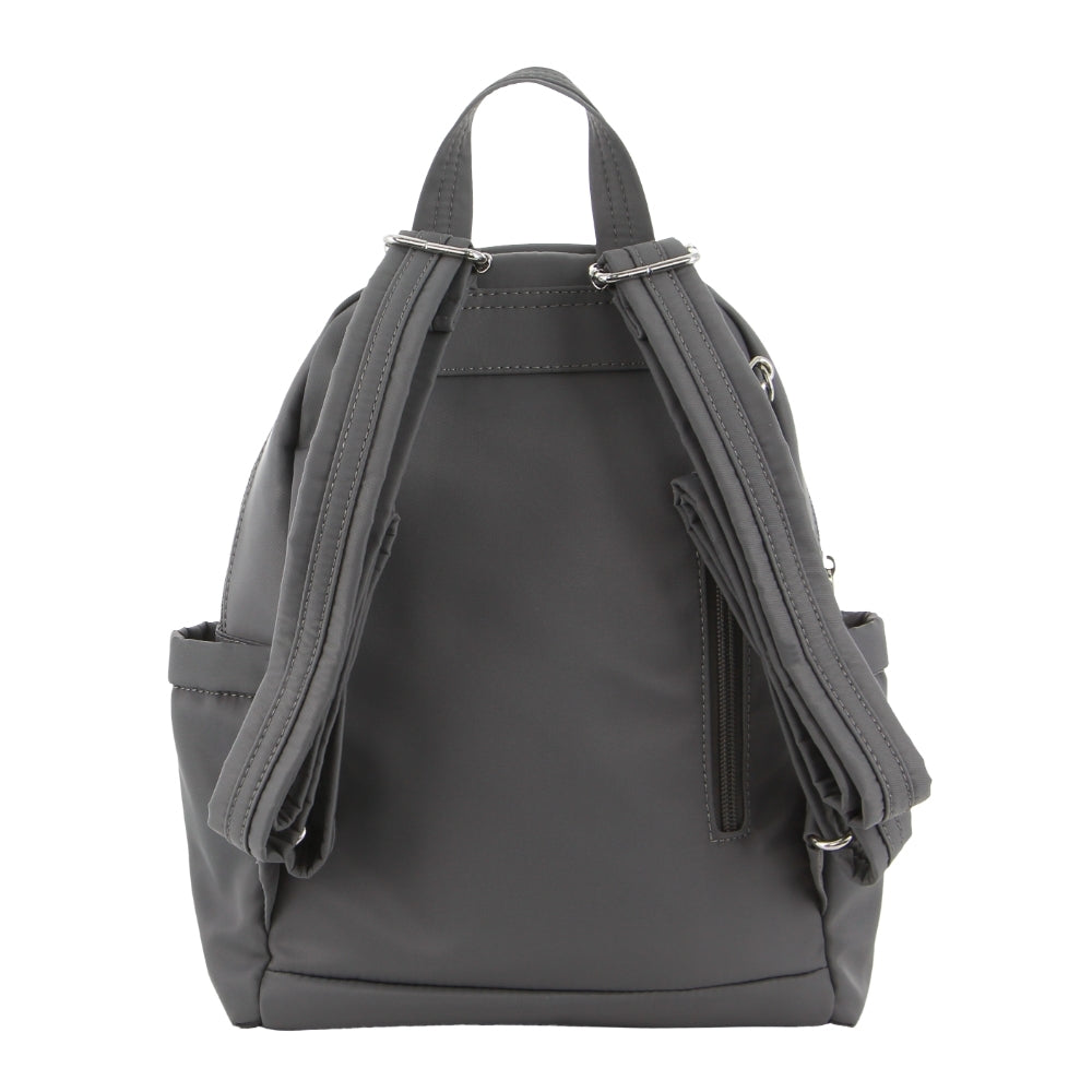 Pierre Cardin Slash-Proof Anti-Theft Backpack - Grey