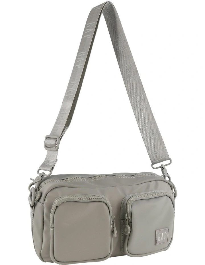 Gap Double Pocket Cross Body Bag - Chino