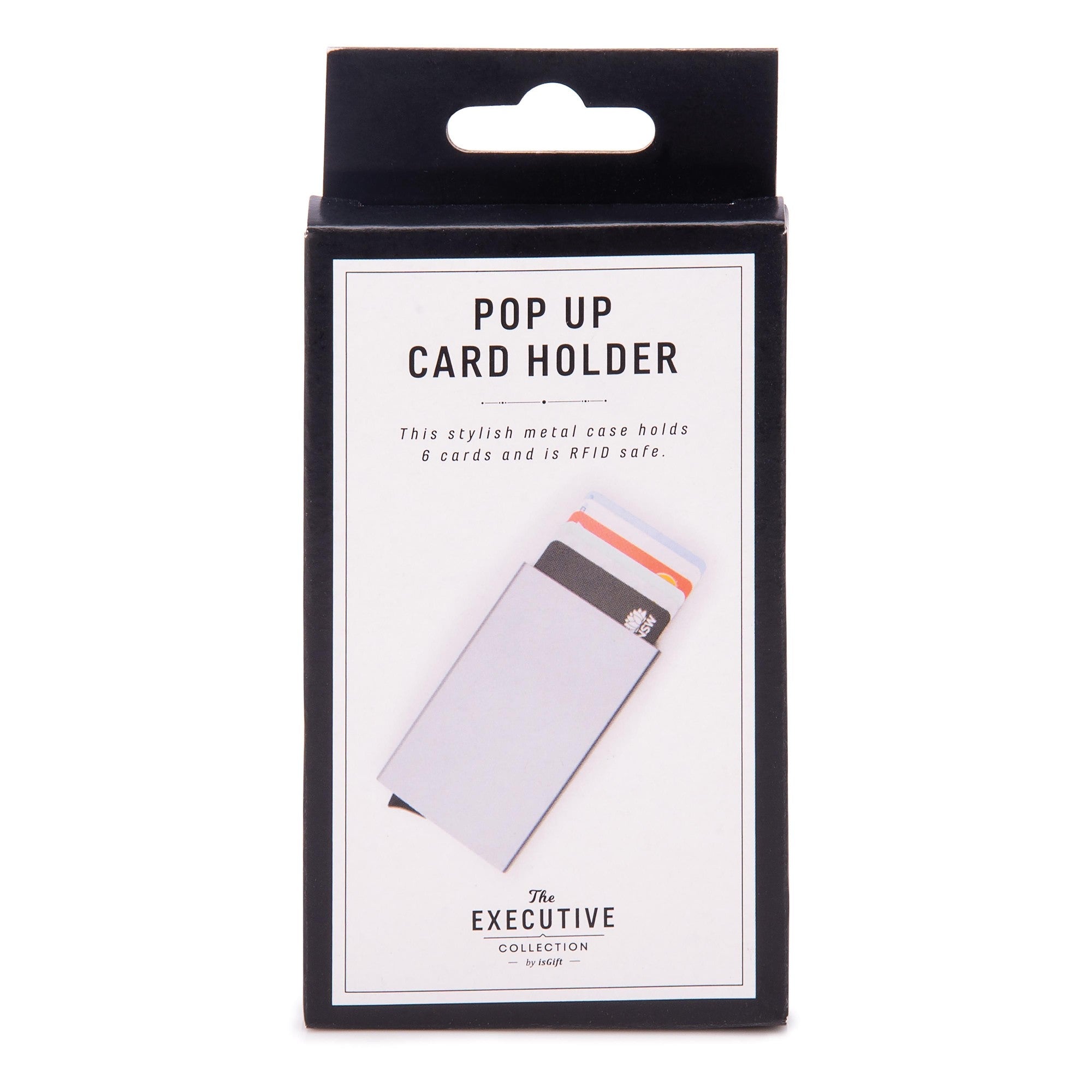 The Executive Collection RFID Pop Up Card Holder - Grey