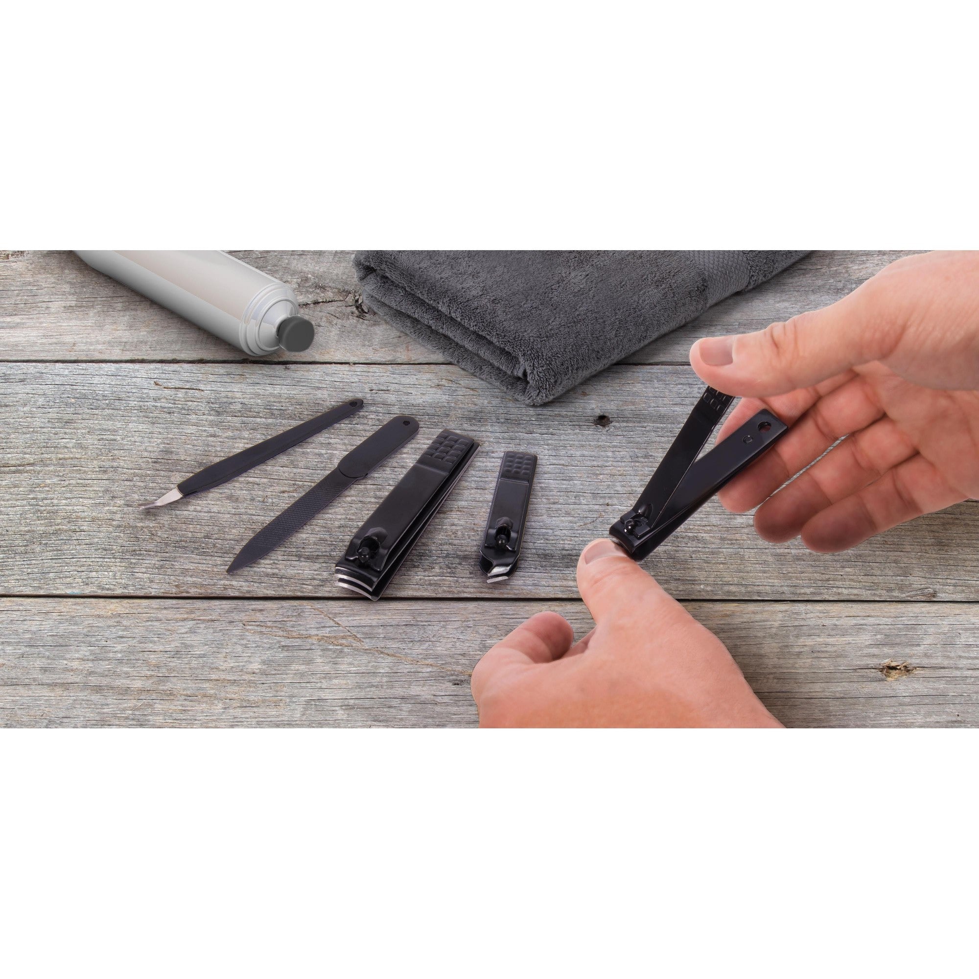 Maverick Manicure 5pc Set - Black