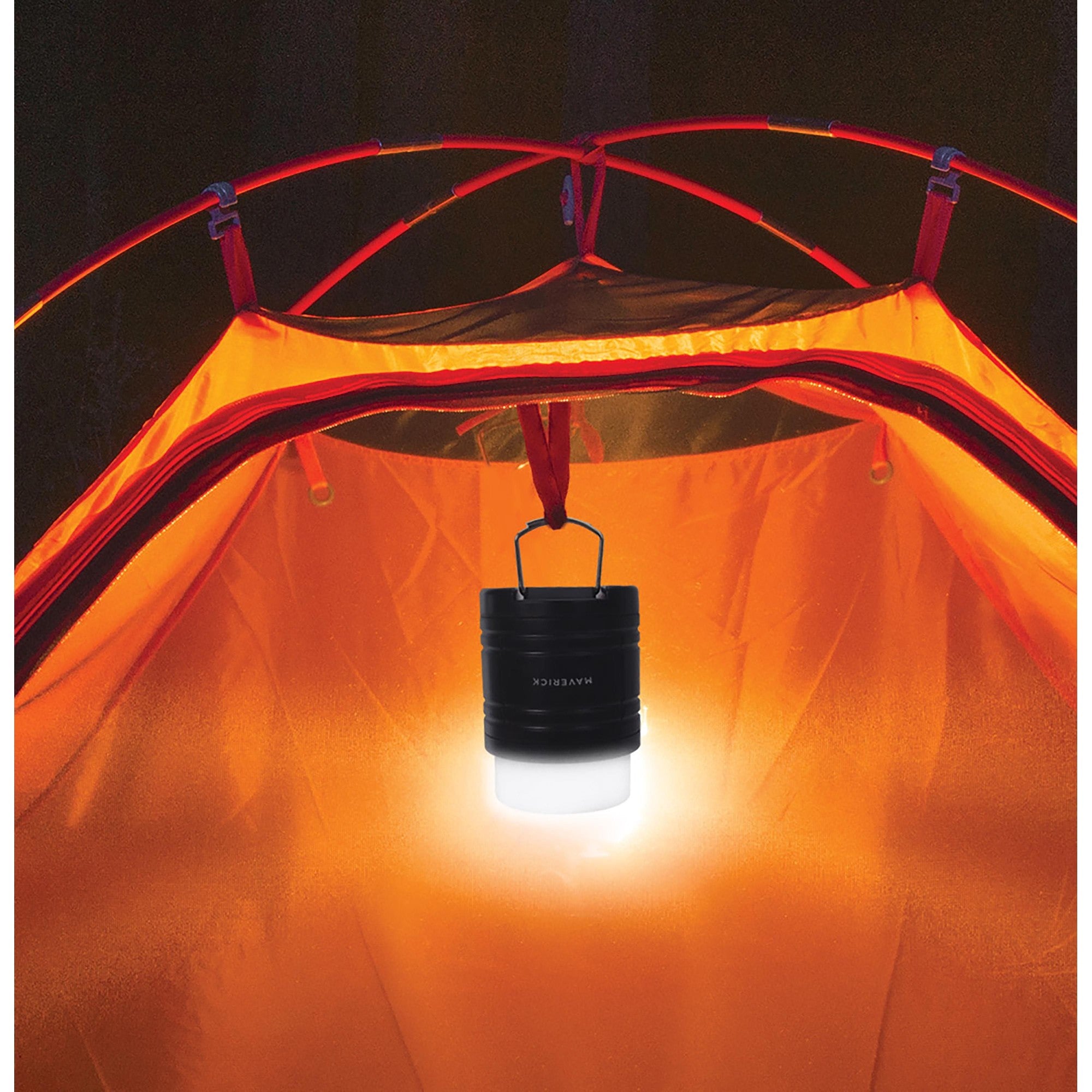 Maverick Pop Up LED Portable Camping Light - Black