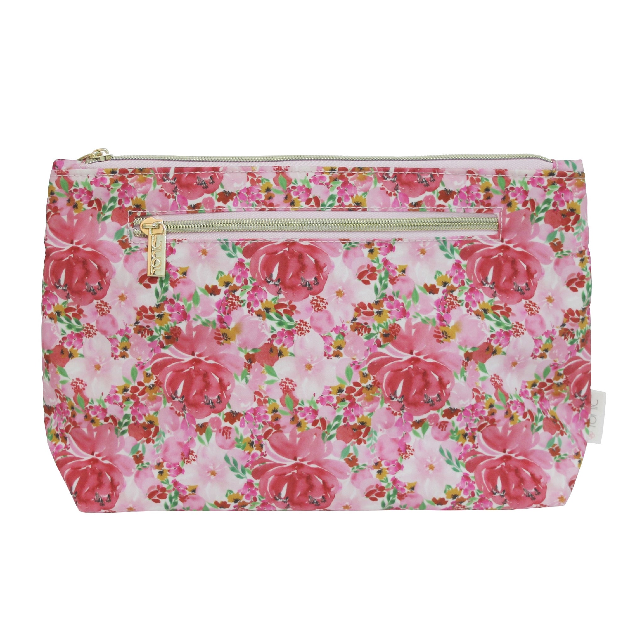 Tonic Australia Large Cosmetic Bag - Flourish Pinks