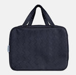 Load image into Gallery viewer, Tonic Australia Woven Hanging Cosmetic Bag - Navy
