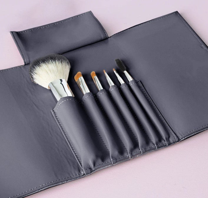 Tonic Australia Woven Makeup Brush Roll - Navy