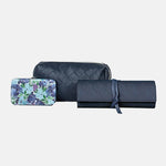 Load image into Gallery viewer, Tonic Australia Woven Makeup Brush Roll - Navy
