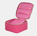 Load image into Gallery viewer, Tonic Australia Jewellery Cube - Herringbone Raspberry
