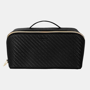 Tonic Australia Large Herringbone Beauty Bag - Licorice 