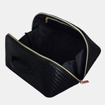 Load image into Gallery viewer, Tonic Australia Large Herringbone Beauty Bag - Licorice 
