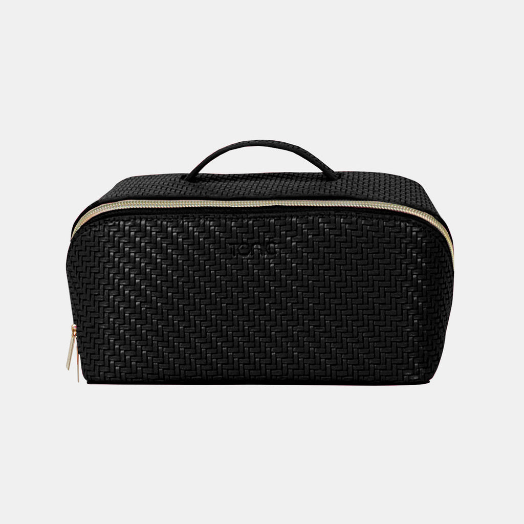 Tonic Australia Medium Herringbone Beauty Bag - Licorice 