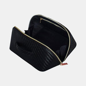 Tonic Australia Medium Herringbone Beauty Bag - Licorice 