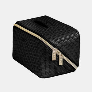 Tonic Australia Medium Herringbone Beauty Bag - Licorice 