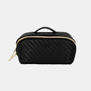 Tonic Australia Small Herringbone Beauty Bag - Licorice 