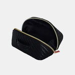 Load image into Gallery viewer, Tonic Australia Small Herringbone Beauty Bag - Licorice 
