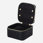 Load image into Gallery viewer, Tonic Australia Herringbone Jewellery Cube - Licorice 
