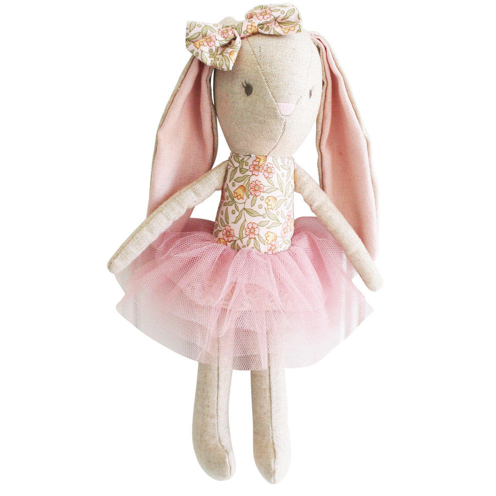 Alimrose Linen Baby Pearl Bunny - Blossom Lily Pink