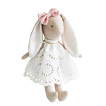 Load image into Gallery viewer, Alimrose Baby Broderie Bunny 25cm
