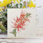 Load image into Gallery viewer, Bell Art Bushgems Card - Grevillia
