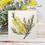 Load image into Gallery viewer, Bell Art Bushgems Card - Bottlebrush
