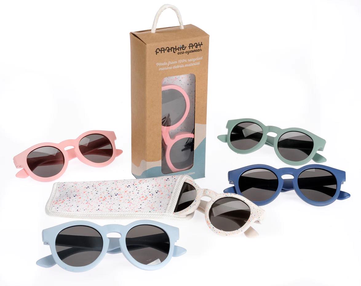 Frankie Ray Kids Eco Sunglasses - Kelp Green