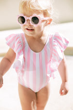 Load image into Gallery viewer, Frankie Ray Sunglasses Baby Daisy (0-3yrs+) - Pink Check
