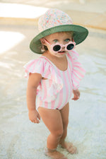 Load image into Gallery viewer, Frankie Ray Sunglasses Baby Daisy (0-3yrs+) - Pink Check
