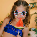 Load image into Gallery viewer, Frankie Ray Sunglasses Baby Daisy (0-3yrs+) - Multi Stripe
