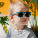 Load image into Gallery viewer, Frankie Ray Sunglasses Tyler (0-18mths) - Blue Stripe

