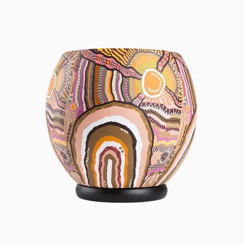 Koh Living Lamp 30cm Aboriginal - Journeys In The Sun