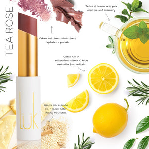 Luk Beautifood Lip Nourish - Tea Rose