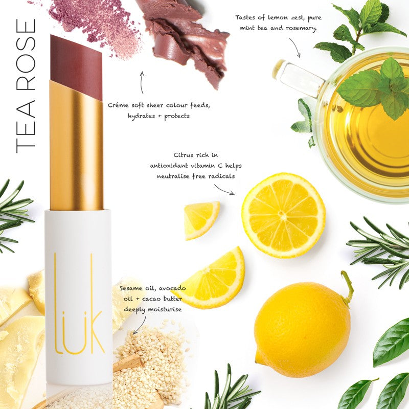 Luk Beautifood Lip Nourish - Tea Rose  