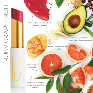 Luk Beautifood Lip Nourish - Ruby Grapefruit