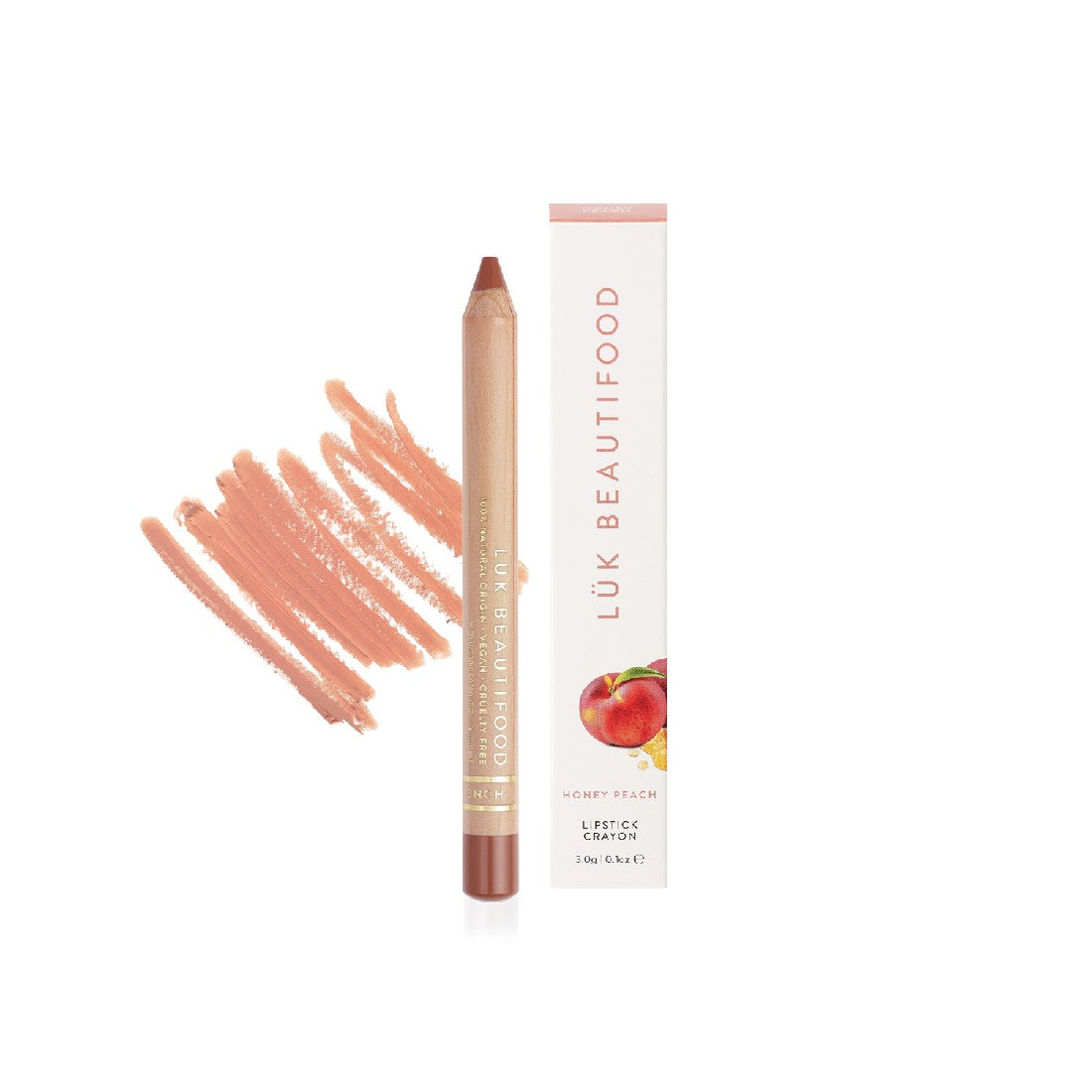 Luk Beautifood Lipstick Crayon - Honey Peach