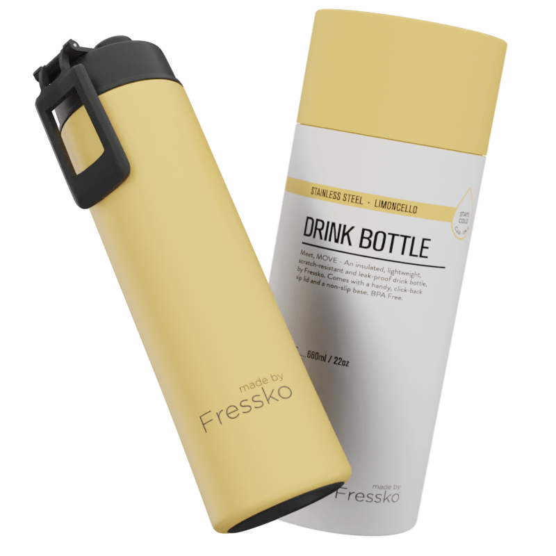 Made By Fressko Drink Bottle MOVE 660ml Sip Flask - Limoncello