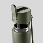 Load image into Gallery viewer, Made By Fressko Drink Bottle MOVE CERAMIC Flip/Sip 660ml - Khaki
