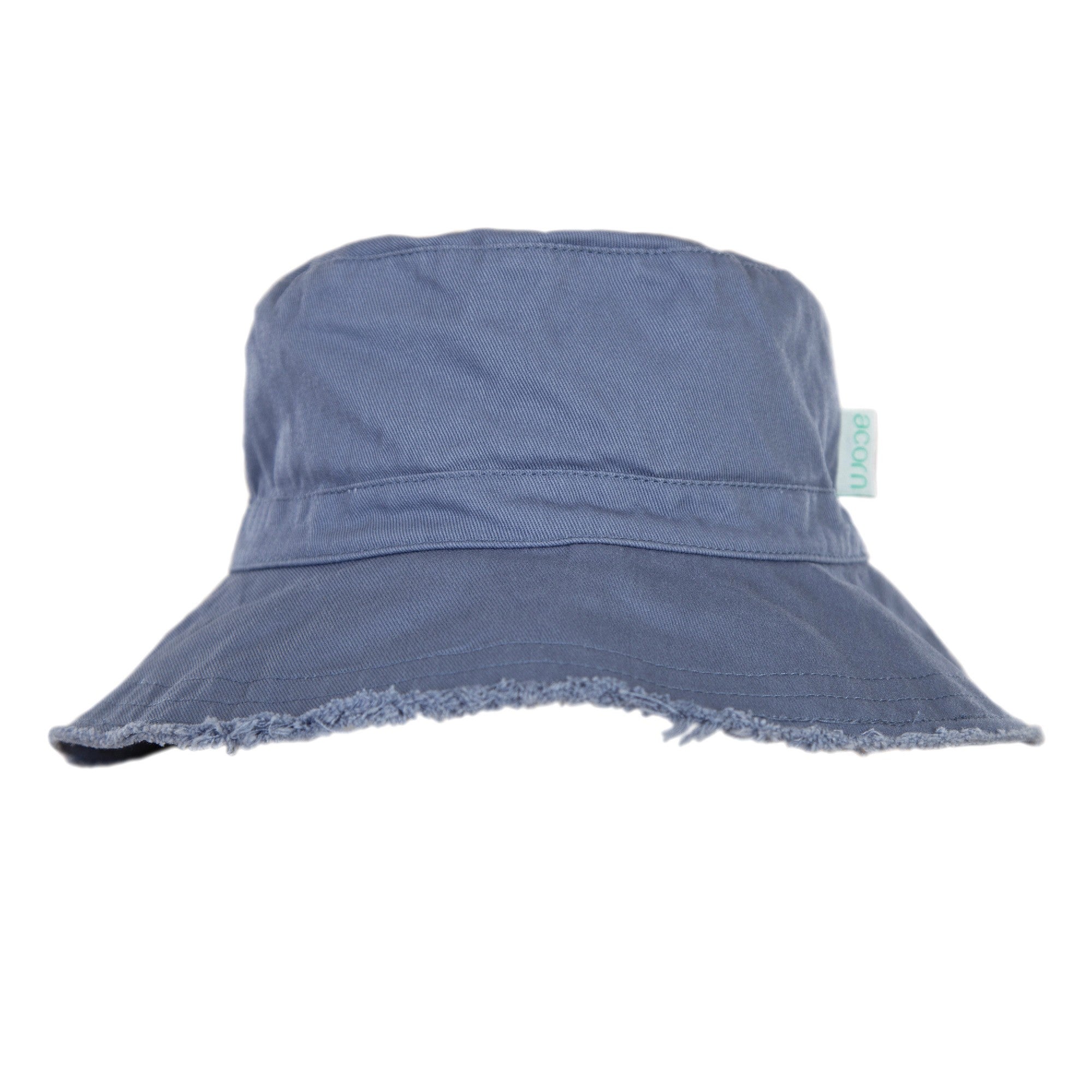 Acorn Kids Frayed Bucket Hat - Sky Blue [SZ:S 50cm (9-18mths)]