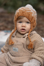 Load image into Gallery viewer, Acorn Kids Bjorn Beanie - Caramel [SZ:S (6-18 Mths)]
