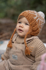 Load image into Gallery viewer, Acorn Kids Bjorn Beanie - Caramel [SZ:S (6-18 Mths)]
