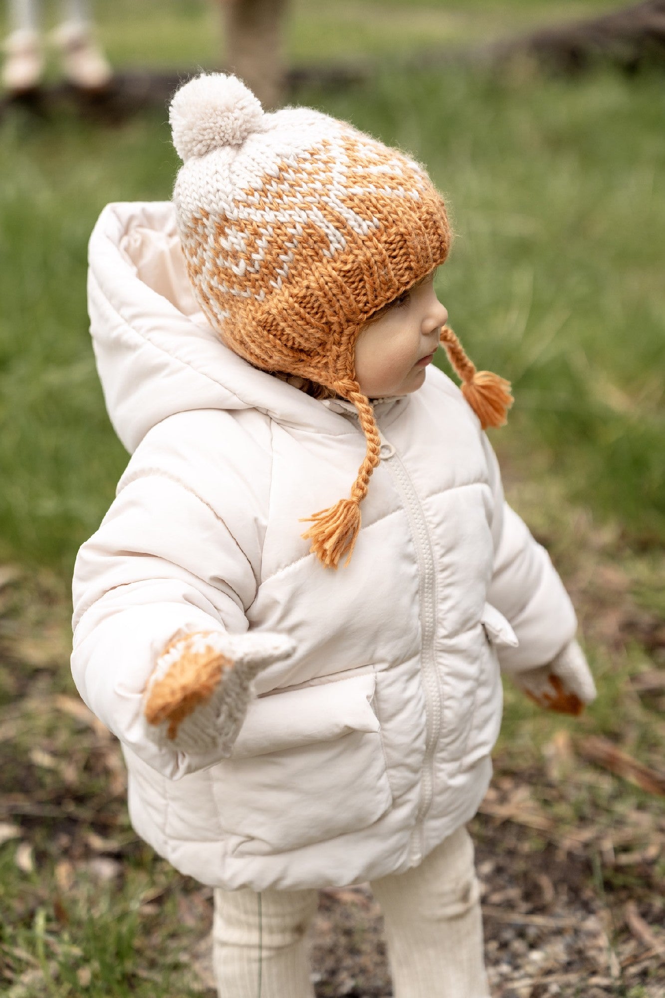 Acorn Kids Bjorn Beanie - Caramel [SZ:S (6-18 Mths)]