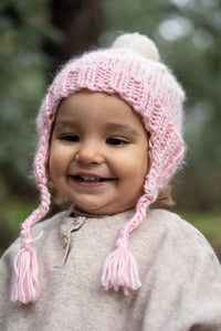 Acorn Kids Bjorn Beanie - Pink [SZ:S (6-18 Mths)]