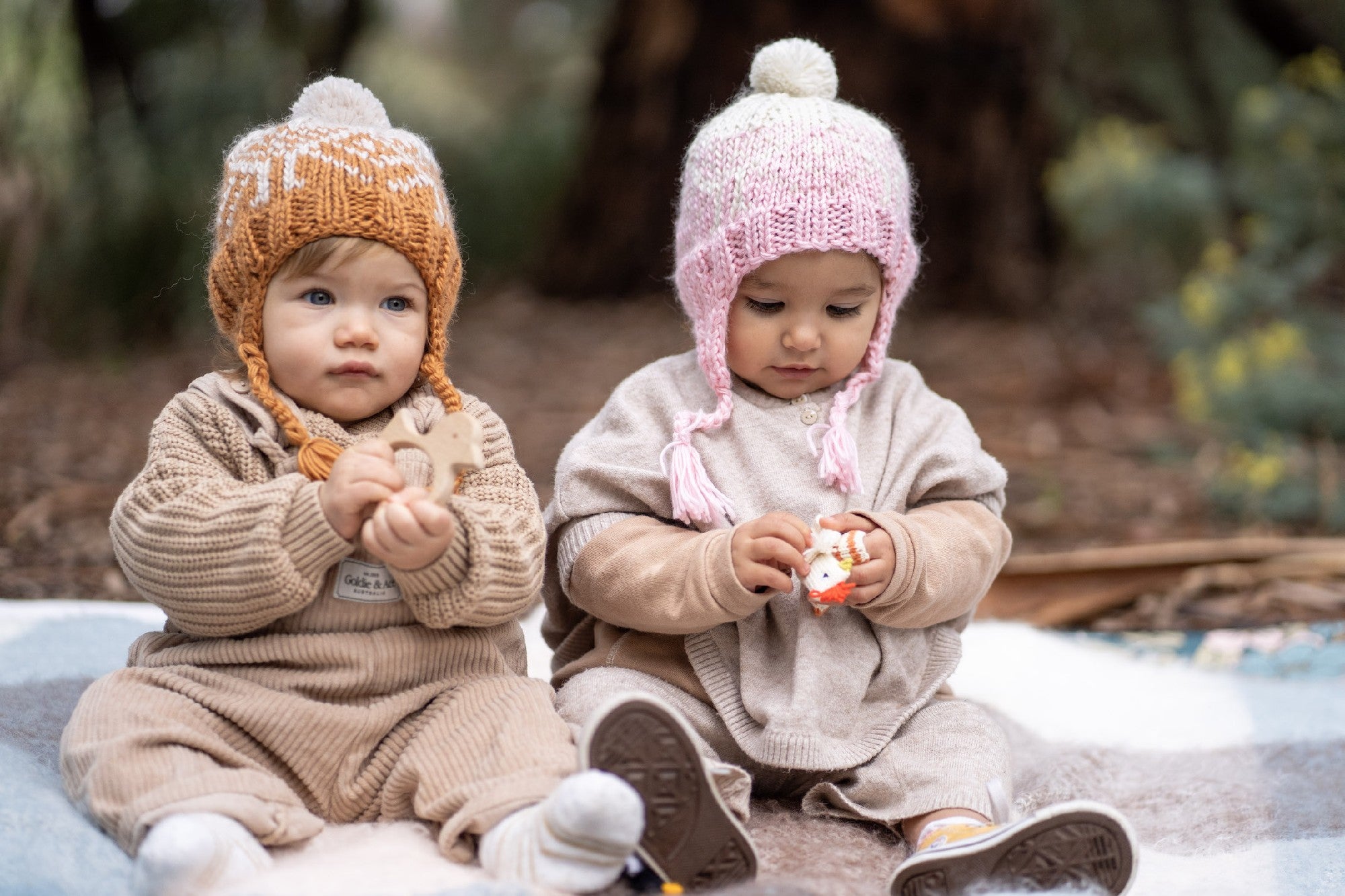 Acorn Kids Bjorn Beanie - Pink [SZ:S (6-18 Mths)]