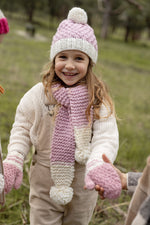 Load image into Gallery viewer, Acorn Kids Ripples Scarf - Pink [SZ:ONE SIZE]
