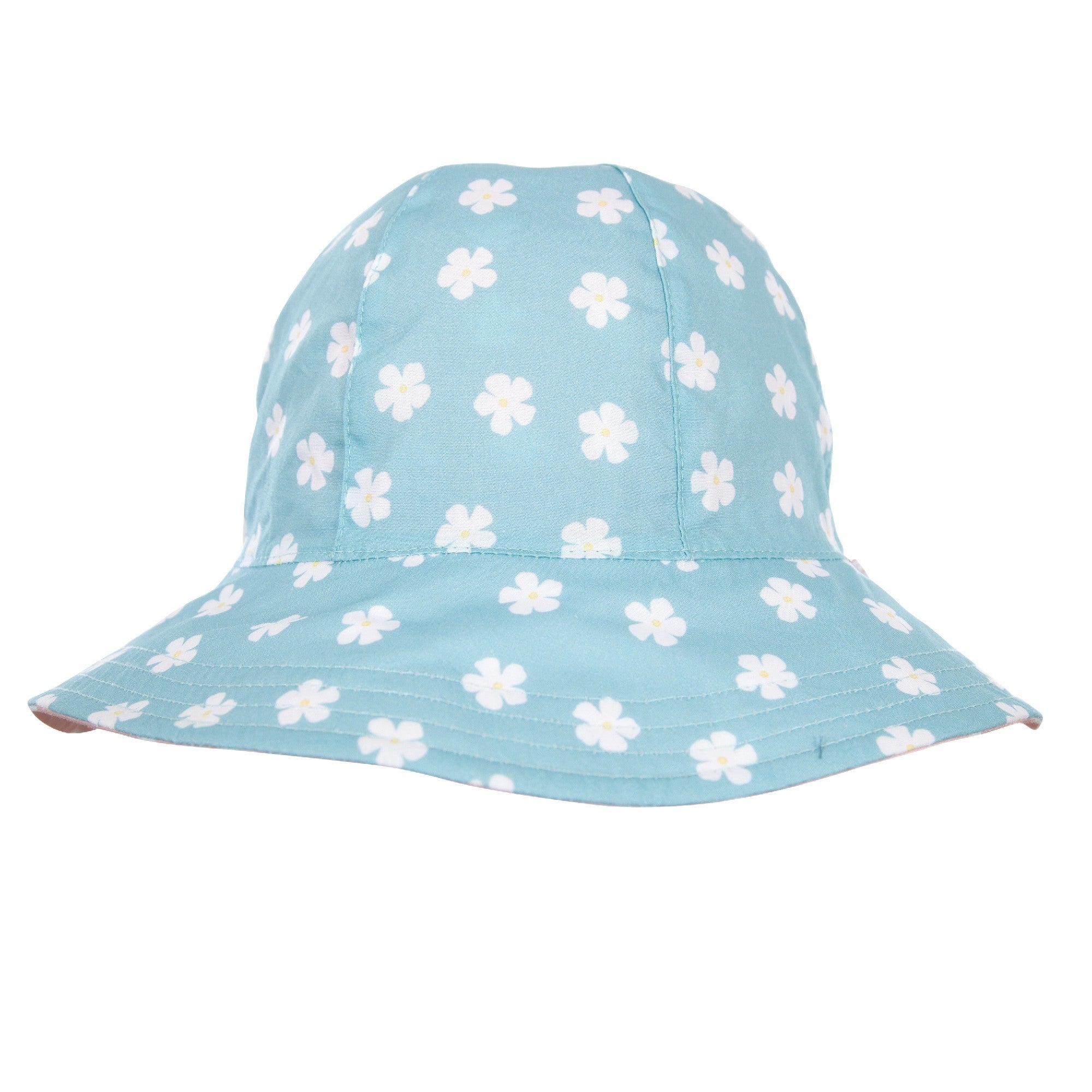 Acorn Kids Reversible Wide Brim Sunhat - Petunia [SZ:S 50cm (9-18mths)]