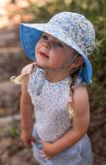 Load image into Gallery viewer, Acorn Kids Wide Brim Reversible Sunhat - Sophia [SZ:S 50cm (9-18mths)]
