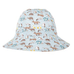 Load image into Gallery viewer, Acorn Kids Wide Brim Hat - Aussie Bush Friends [SZ:XS 46cm (0-9mths)]
