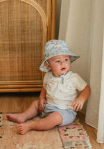 Load image into Gallery viewer, Acorn Kids Wide Brim Hat - Aussie Bush Friends [SZ:XS 46cm (0-9mths)]
