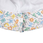 Load image into Gallery viewer, Acorn Kids Stretch Cotton Wide Brim Sunhat - ABC&#39;s [SZ:XS 46cm (0-9mths)]
